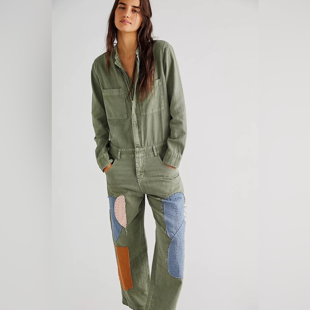 FP x Sandrine Rose patch jumpsuit